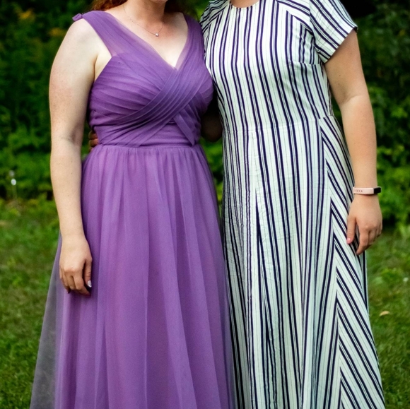 Tully and Chantilly Amethyst Bridesmaids dress - Picture 9 of 12